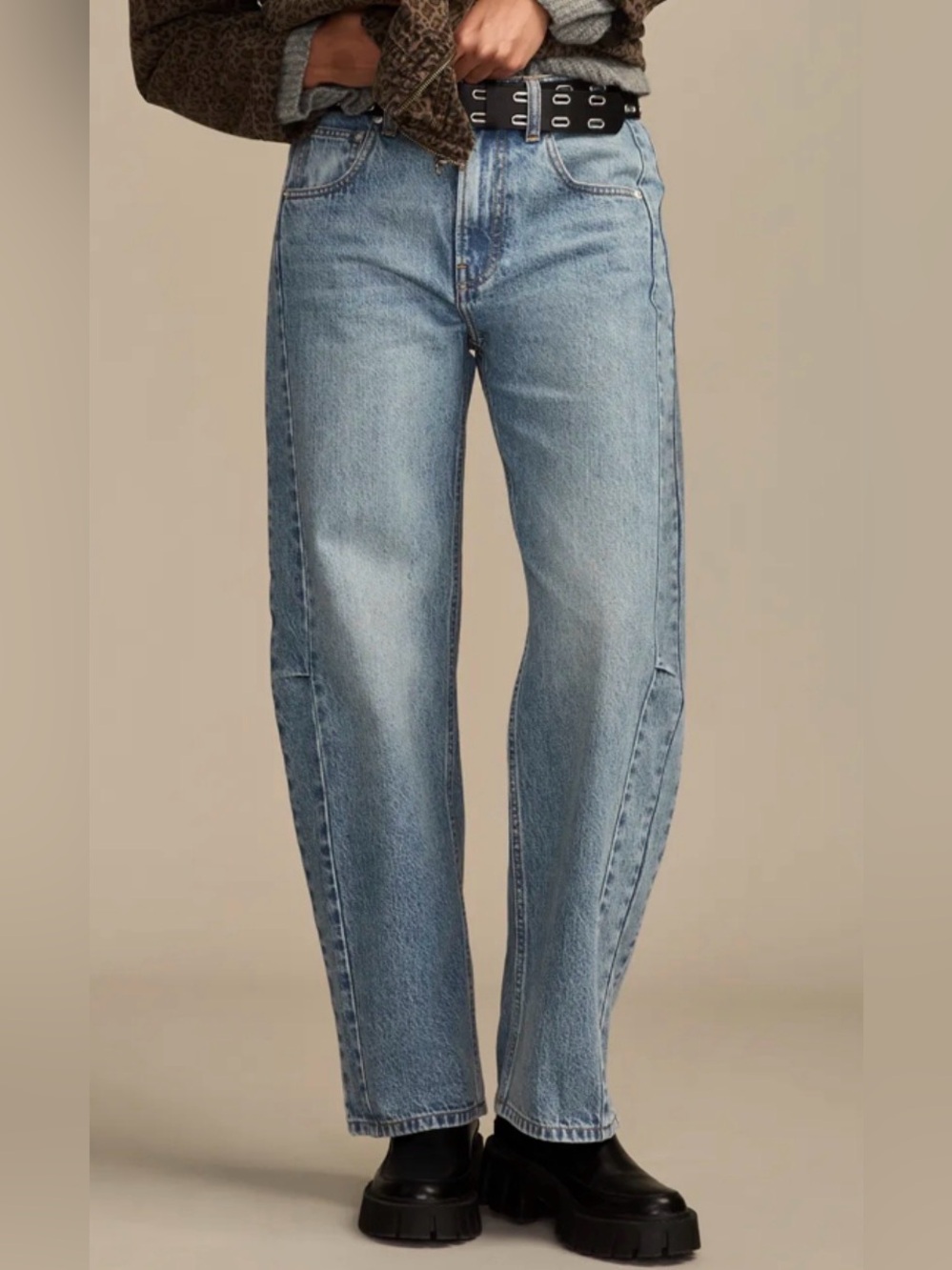 LUCKY BRAND Barrel Leg Jeans Ride Along Wash 4 27